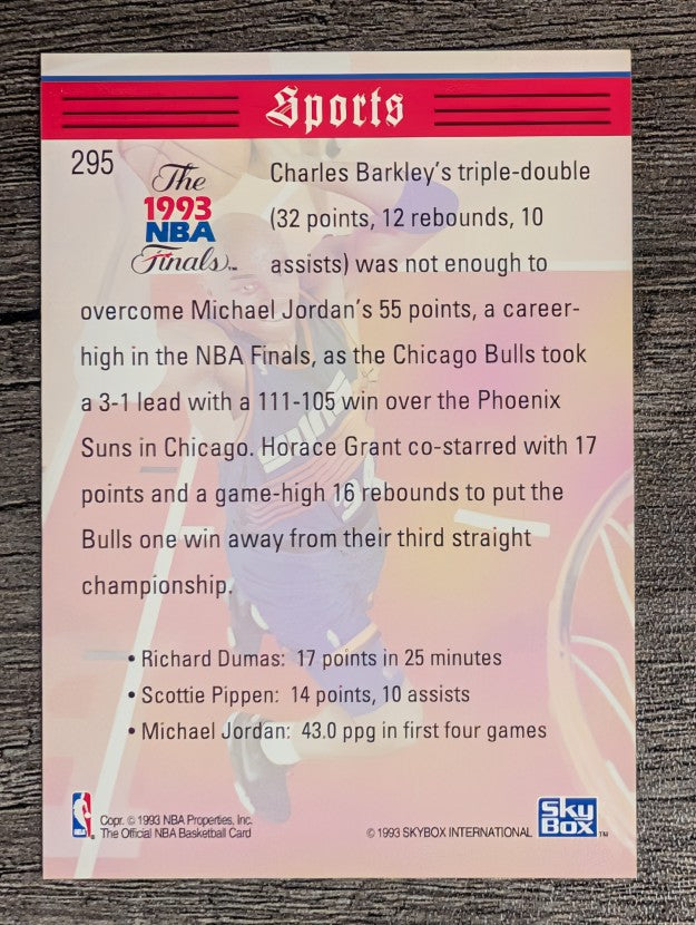 1993-94 Hoops #295 Charles Barkley TRIB
