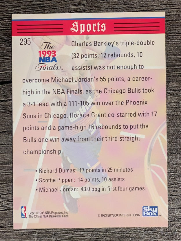 1993-94 Hoops #295 Charles Barkley TRIB
