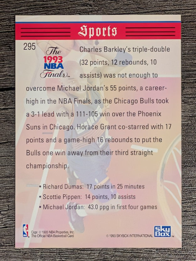 1993-94 Hoops #295 Charles Barkley TRIB