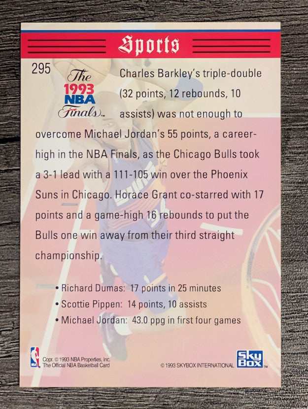 1993-94 Hoops #295 Charles Barkley TRIB