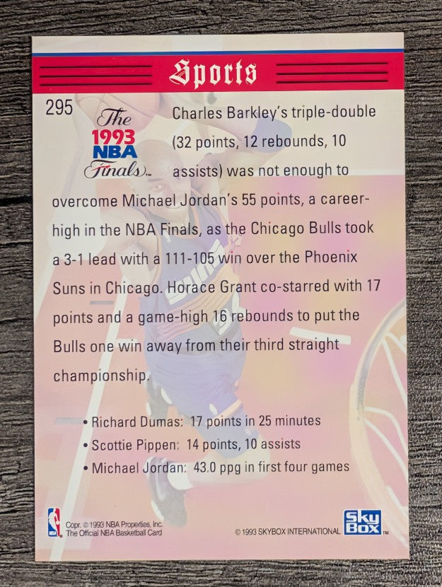 1993-94 Hoops #295 Charles Barkley TRIB