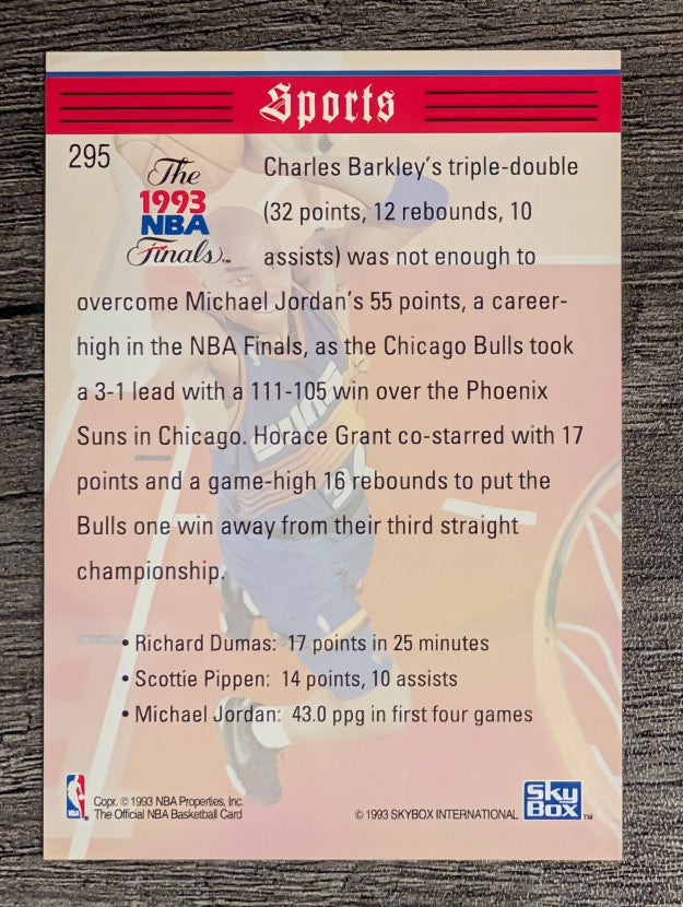 1993-94 Hoops #295 Charles Barkley TRIB