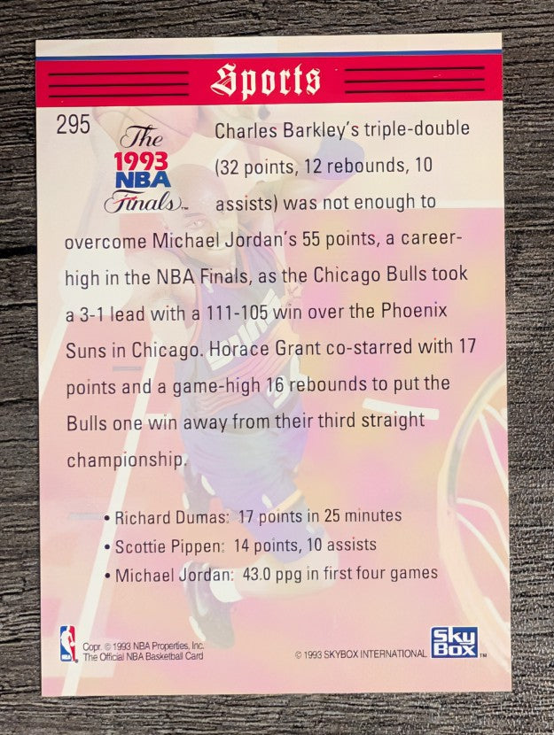 1993-94 Hoops #295 Charles Barkley TRIB (NM)