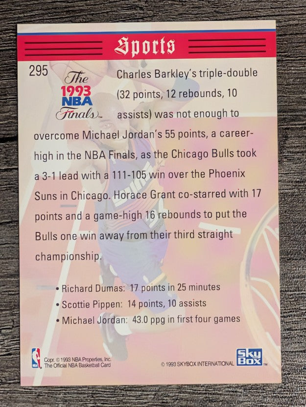 1993-94 Hoops #295 Charles Barkley TRIB (NM)
