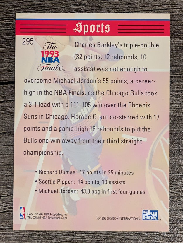1993-94 Hoops #295 Charles Barkley TRIB (NM)