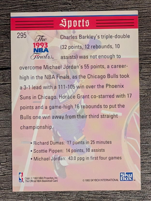 1993-94 Hoops #295 Charles Barkley TRIB (NM)