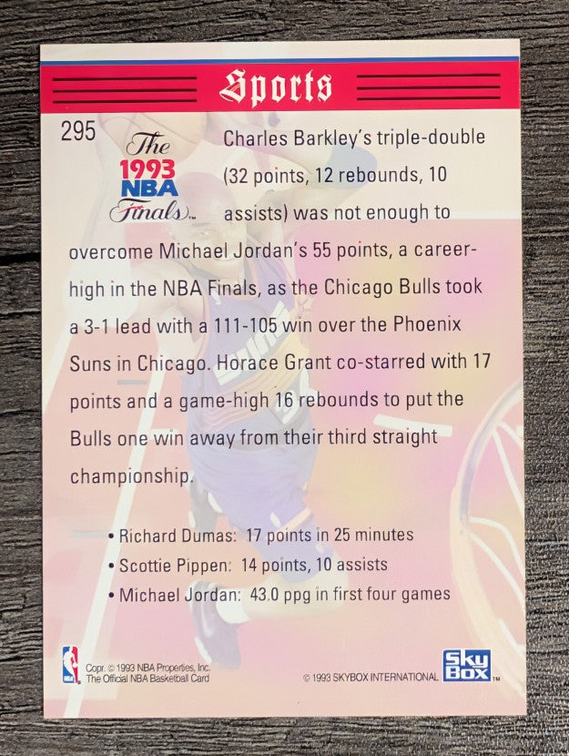 1993-94 Hoops #295 Charles Barkley TRIB (NM)
