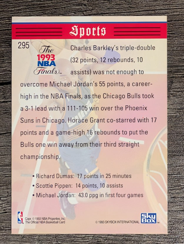 1993-94 Hoops #295 Charles Barkley TRIB (NM)