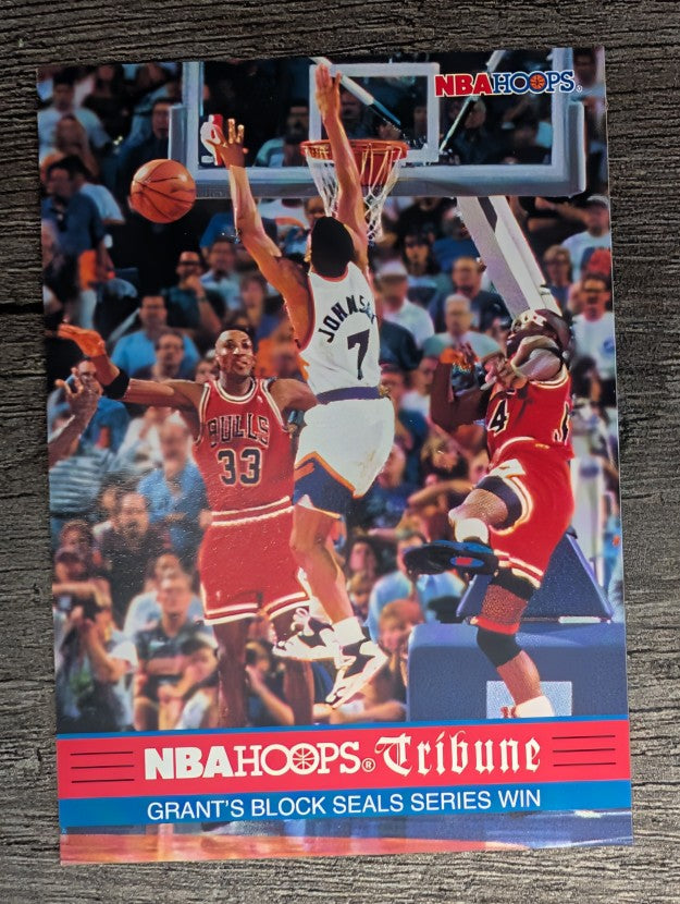 1993-94 Hoops #297 Horace Grant TRIB (NM)
