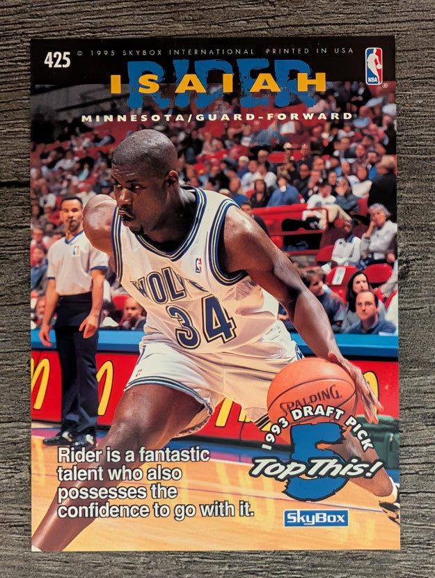 1994-95 Hoops #425 Juwan Howard TOP/Isaiah Rider
