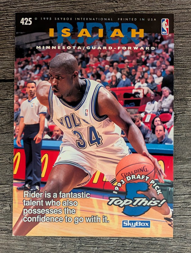 1994-95 Hoops #425 Juwan Howard TOP/Isaiah Rider