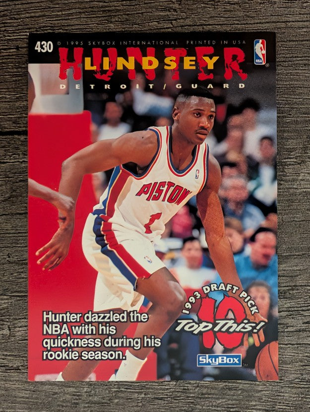 1994-95 Hoops #430 Eddie Jones TOP/Lindsey Hunter