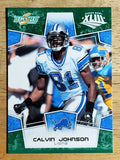 2008 Score Super Bowl XLIII Green #101 Calvin Johnson