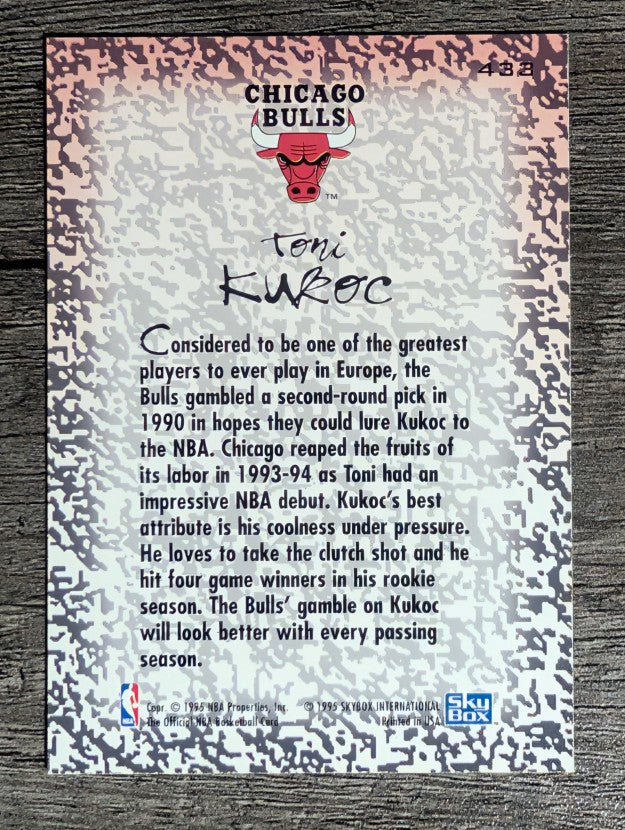 1994-95 Hoops #433 Toni Kukoc GM