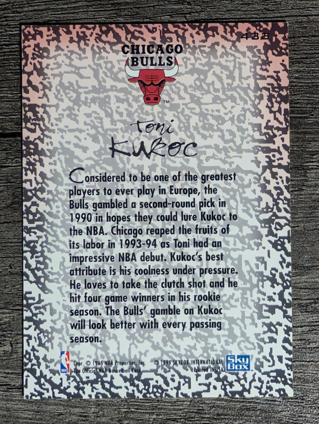 1994-95 Hoops #433 Toni Kukoc GM