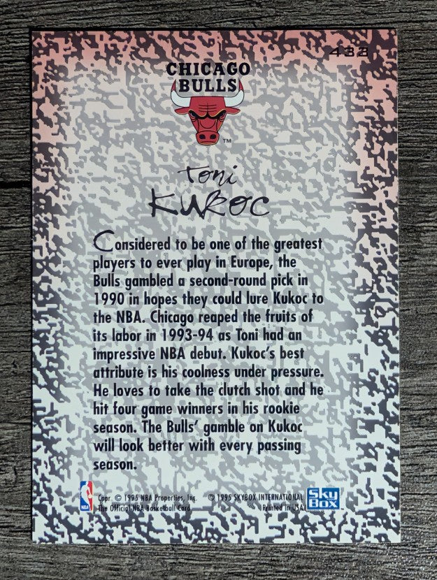 1994-95 Hoops #433 Toni Kukoc GM