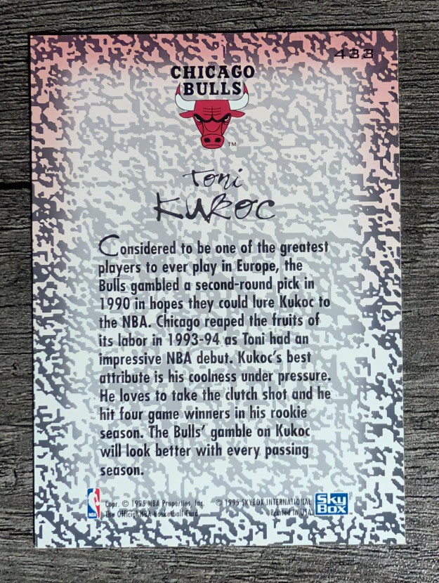 1994-95 Hoops #433 Toni Kukoc GM