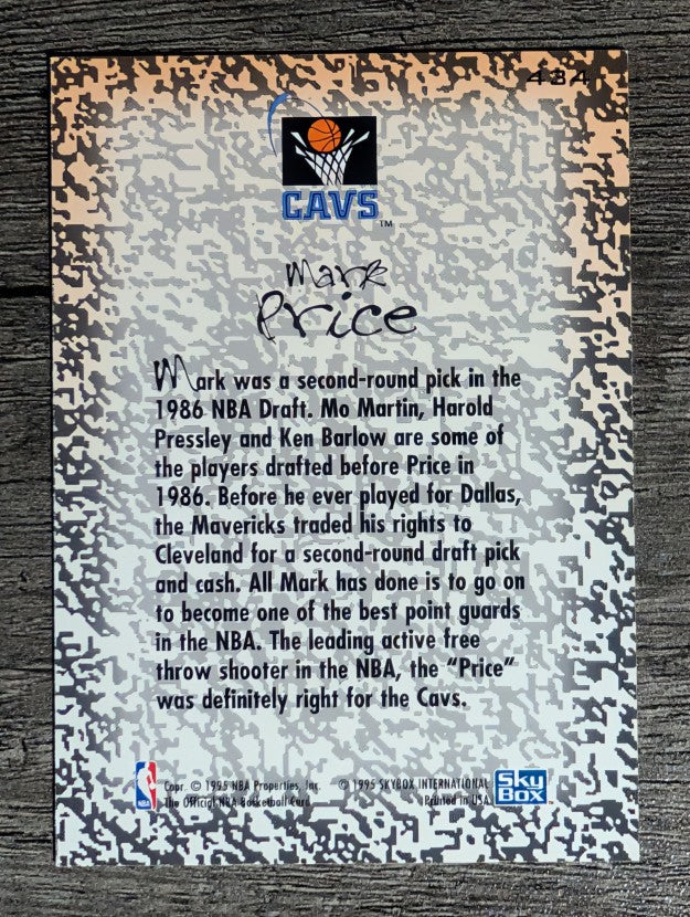 1994-95 Hoops #434 Mark Price GM