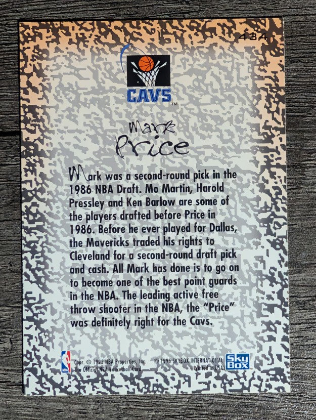 1994-95 Hoops #434 Mark Price GM