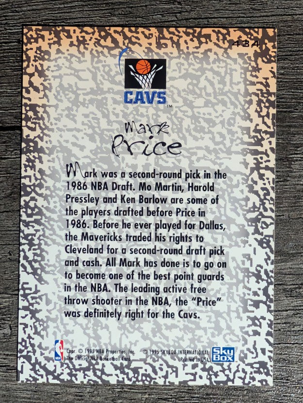 1994-95 Hoops #434 Mark Price GM