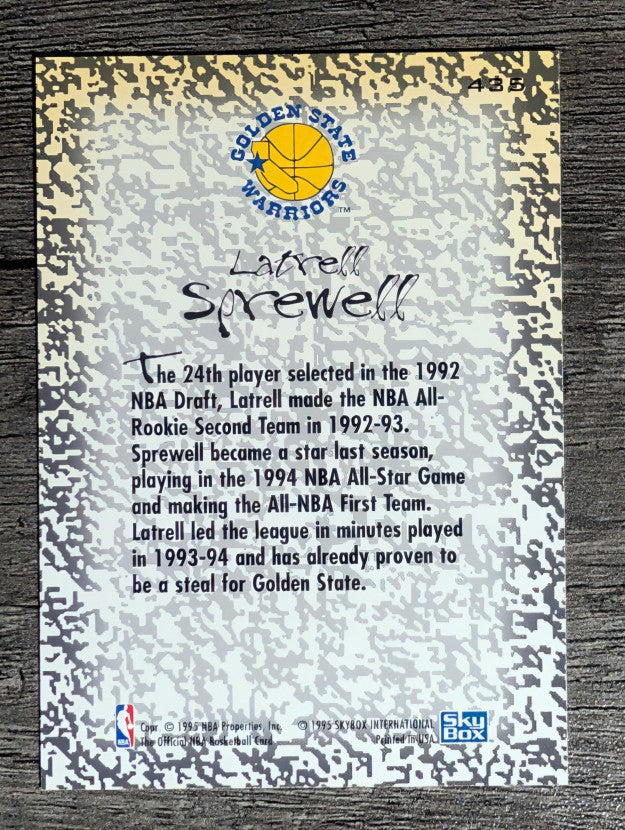 1994-95 Hoops #435 Latrell Sprewell GM