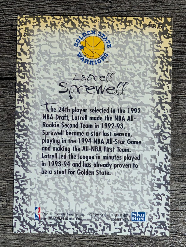 1994-95 Hoops #435 Latrell Sprewell GM