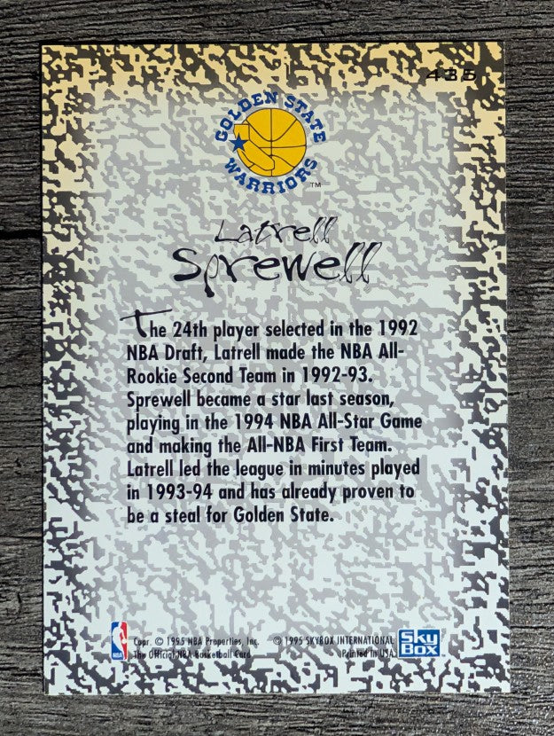 1994-95 Hoops #435 Latrell Sprewell GM