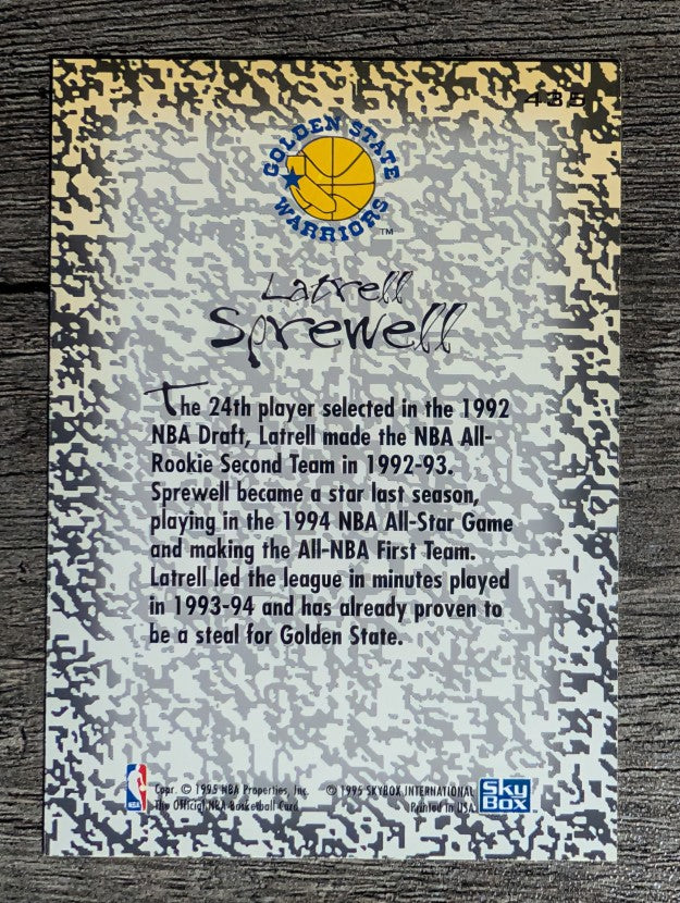 1994-95 Hoops #435 Latrell Sprewell GM