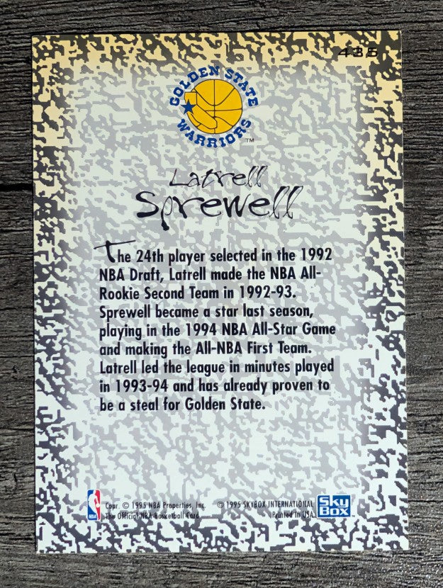 1994-95 Hoops #435 Latrell Sprewell GM
