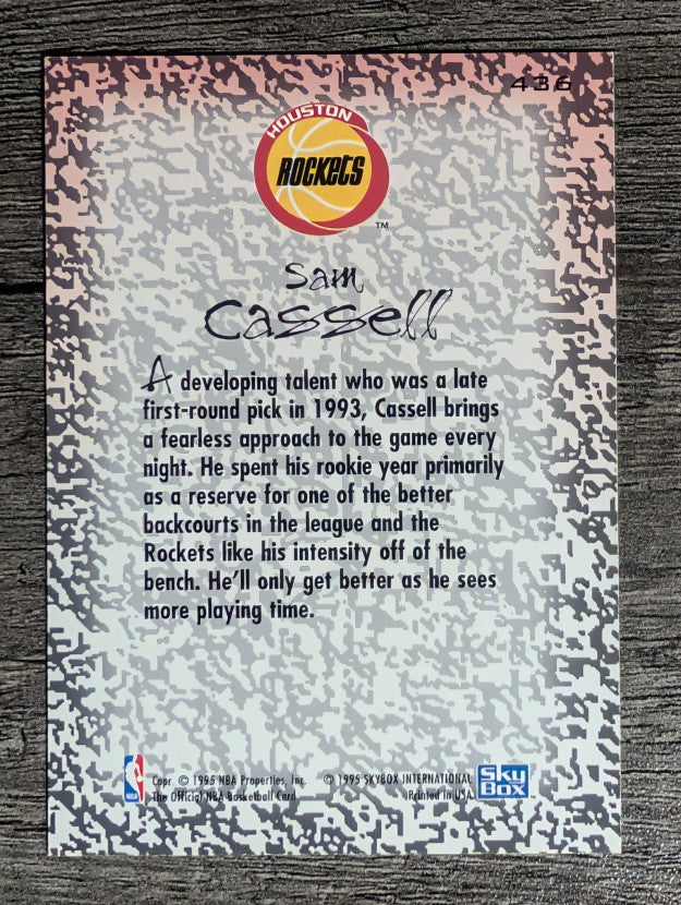 1994-95 Hoops #436 Sam Cassell GM