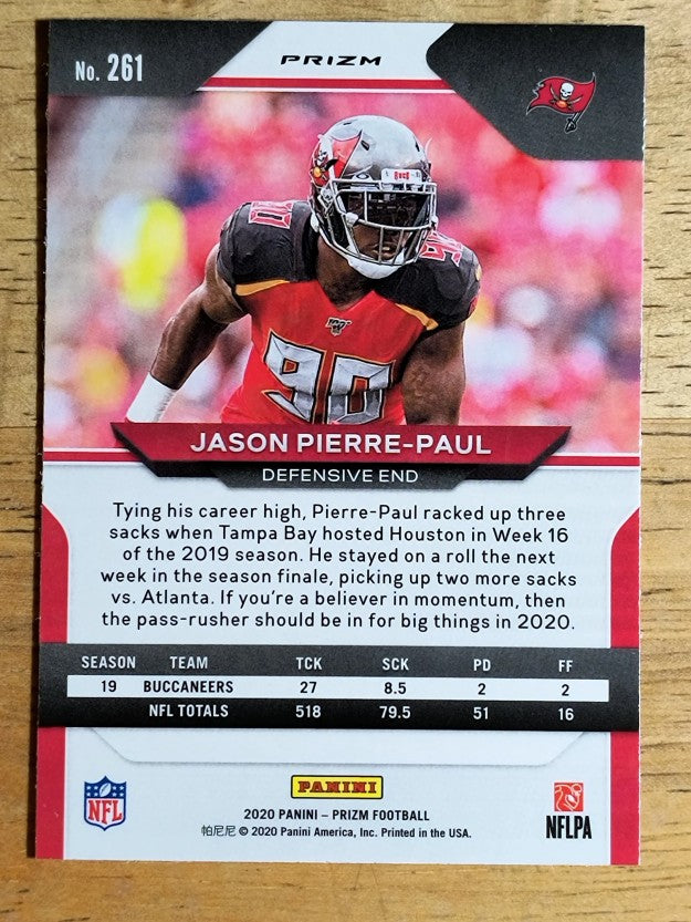 2020 Panini Prizm Prizms Red Ice #261 Jason Pierre-Paul