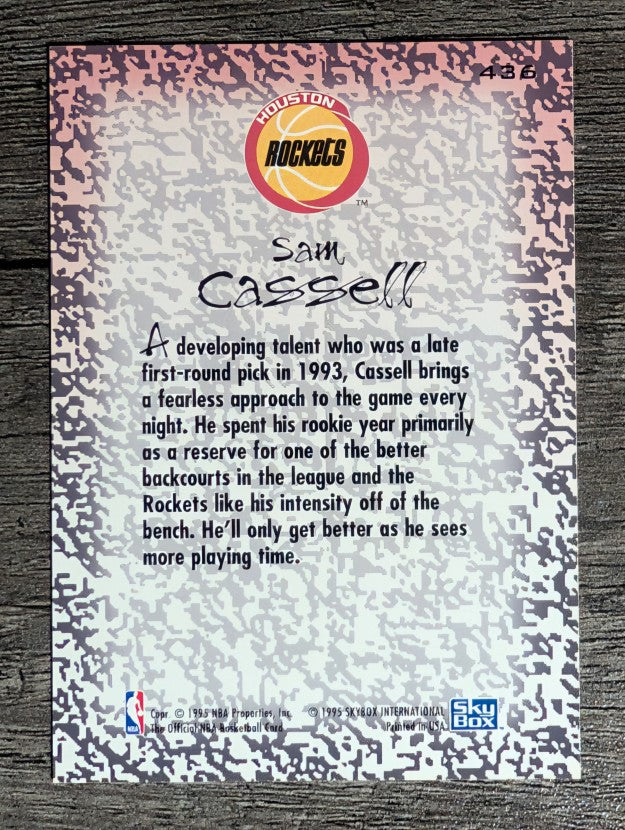 1994-95 Hoops #436 Sam Cassell GM