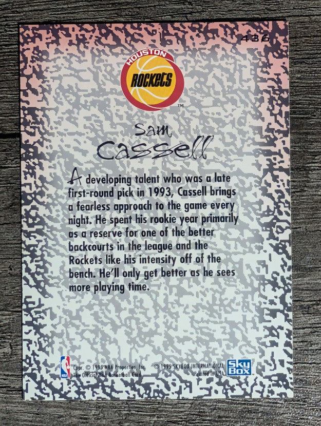 1994-95 Hoops #436 Sam Cassell GM