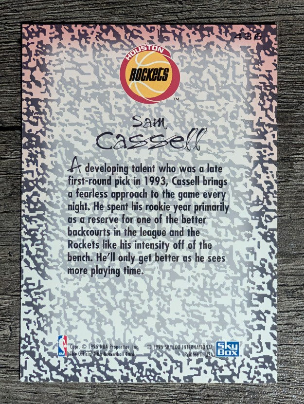 1994-95 Hoops #436 Sam Cassell GM