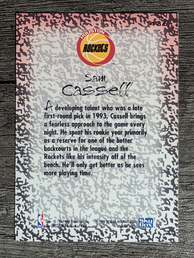 1994-95 Hoops #436 Sam Cassell GM