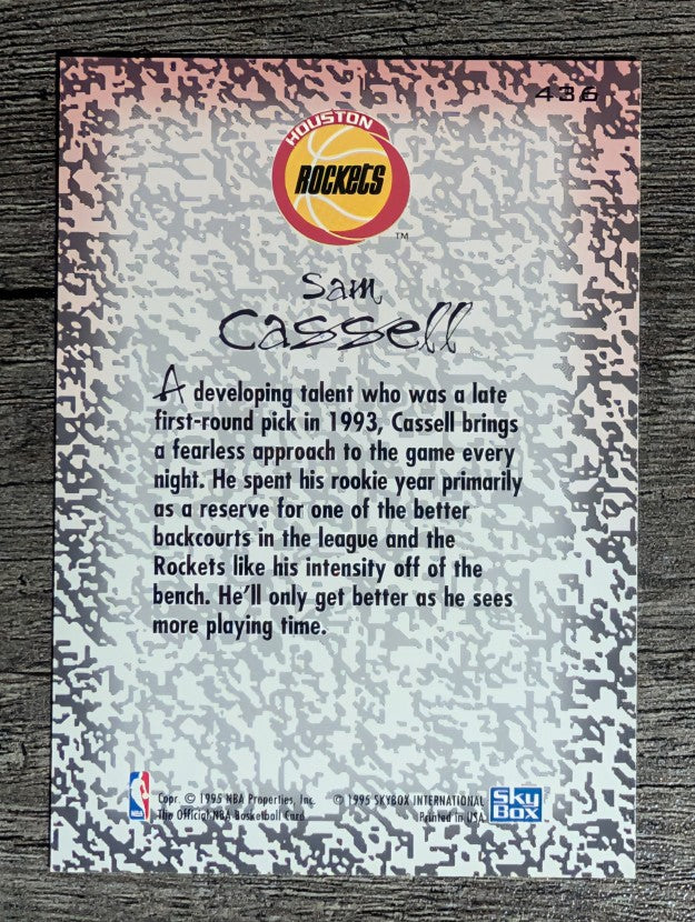 1994-95 Hoops #436 Sam Cassell GM