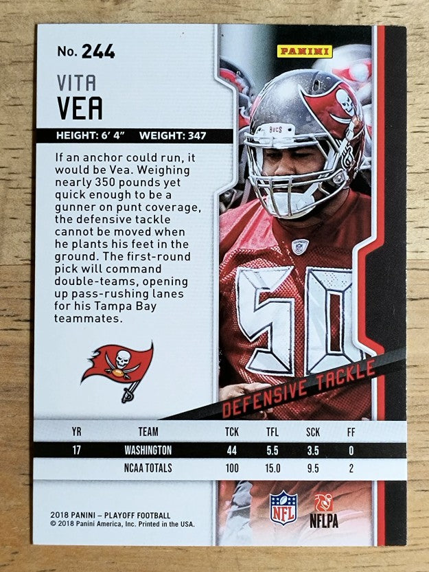 2018 Playoff Kickoff #244 Vita Vea