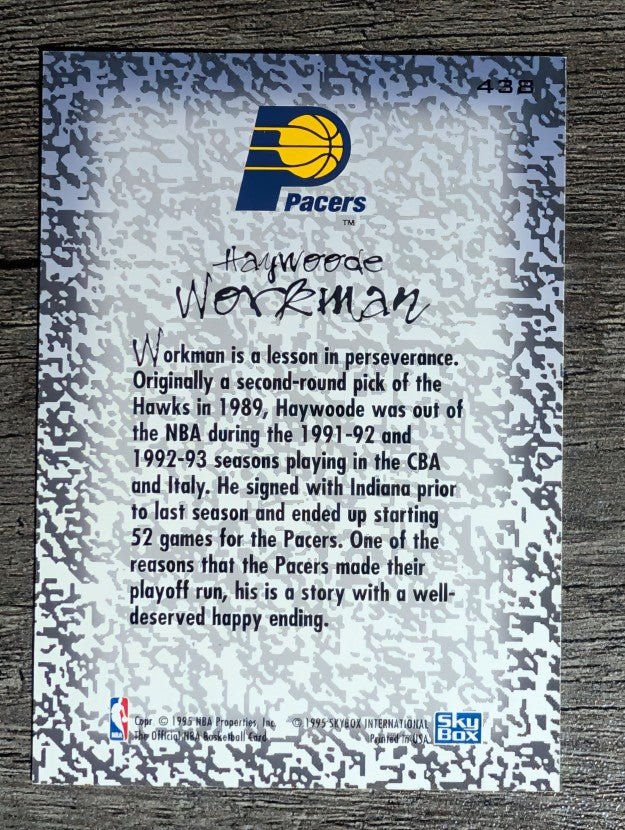 1994-95 Hoops #438 Haywoode Workman GM