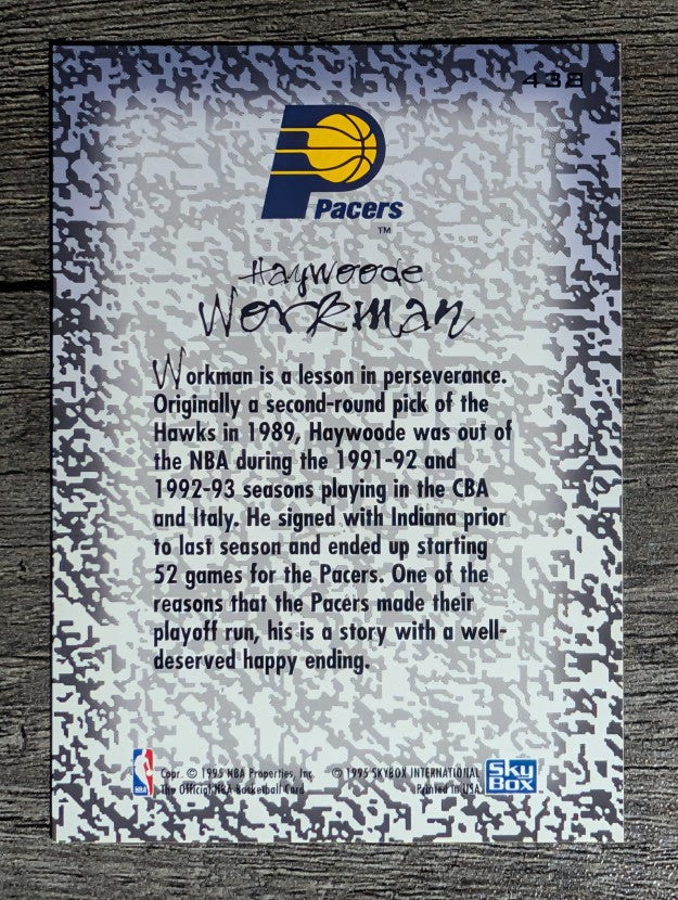 1994-95 Hoops #438 Haywoode Workman GM