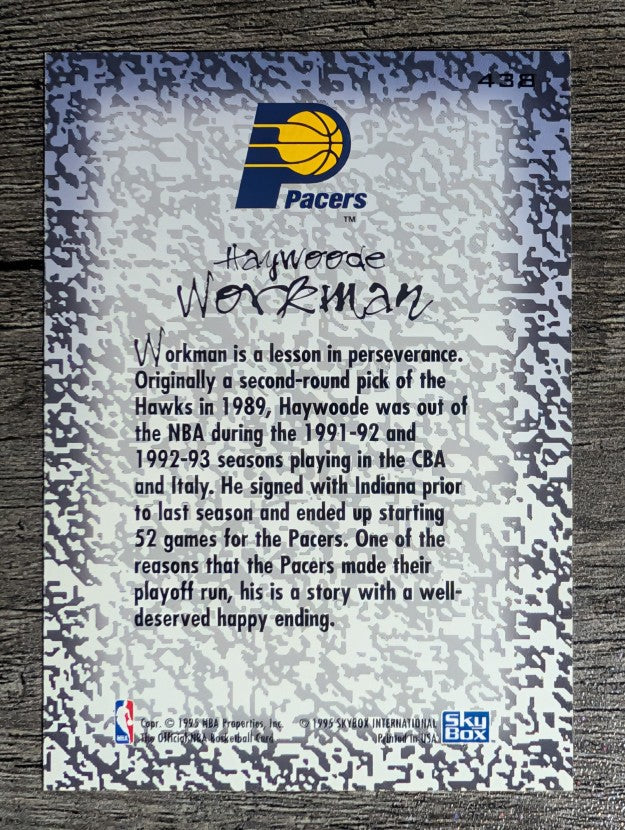 1994-95 Hoops #438 Haywoode Workman GM