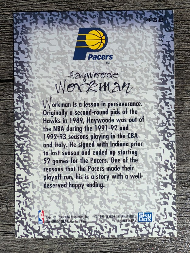 1994-95 Hoops #438 Haywoode Workman GM