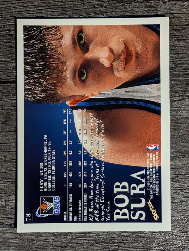 1998-99 Hoops #78 Bob Sura