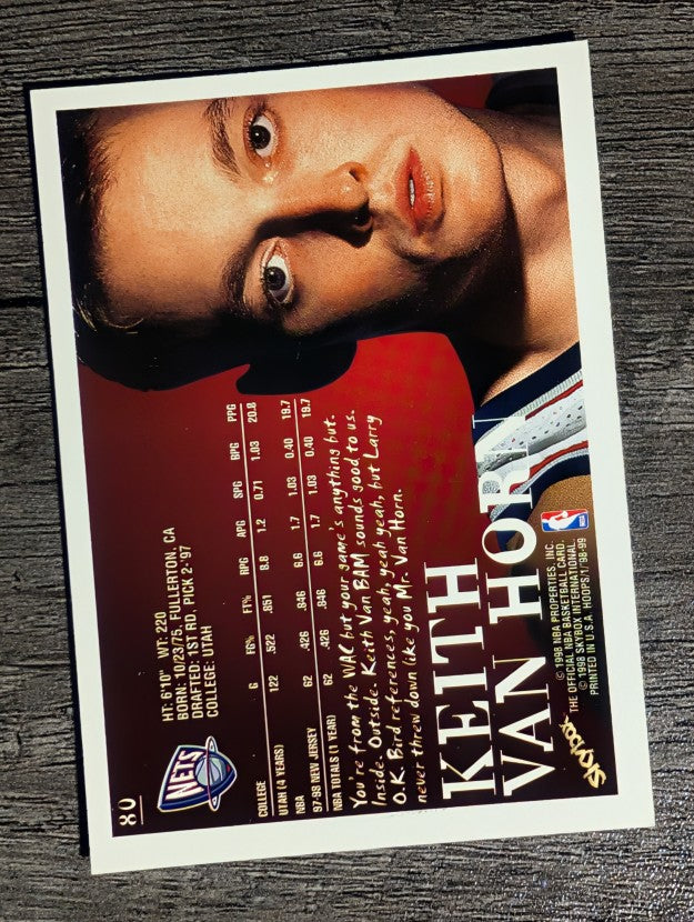 1998-99 Hoops #80 Keith Van Horn