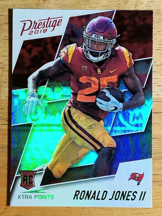 2018 Prestige NFL Passport Xtra Points Red #11 Ronald Jones II