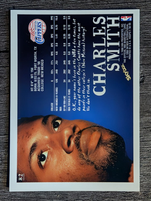 1998-99 Hoops #82 Charles Smith