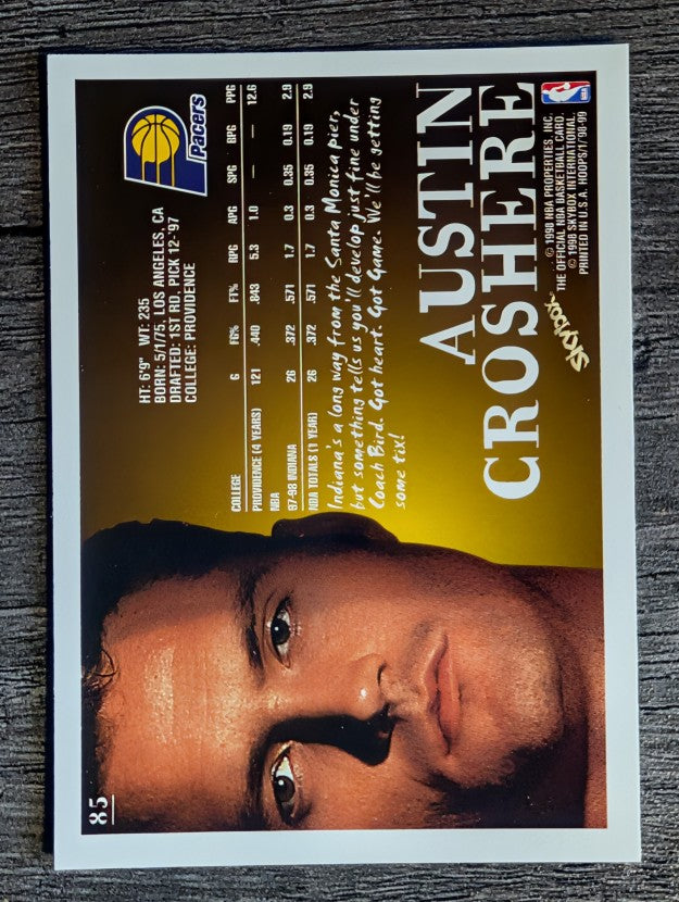 1998-99 Hoops #85 Austin Croshere