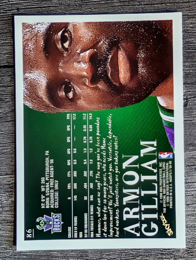 1998-99 Hoops #86 Armon Gilliam