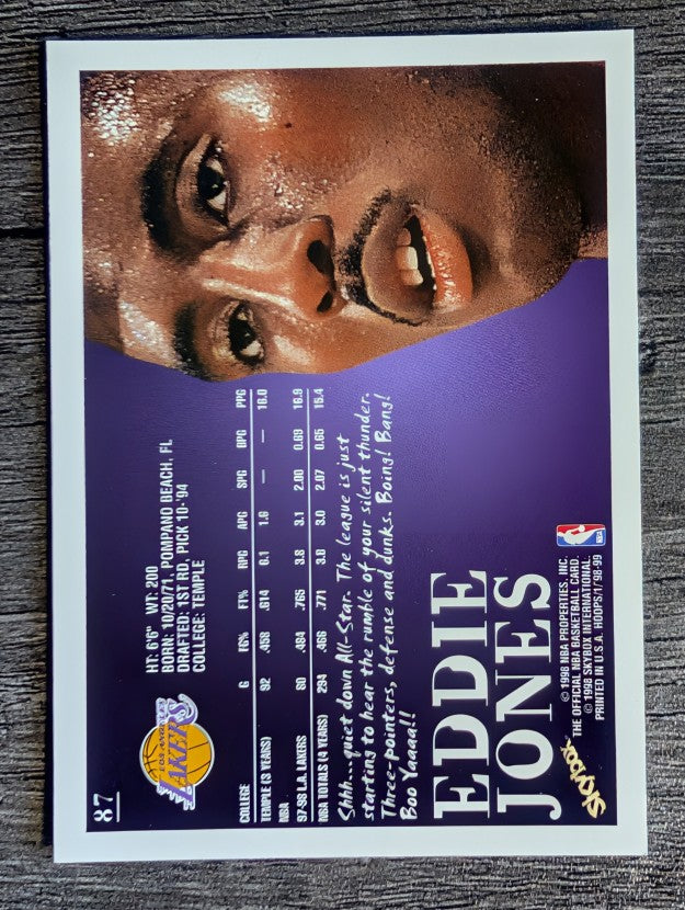 1998-99 Hoops #87 Eddie Jones