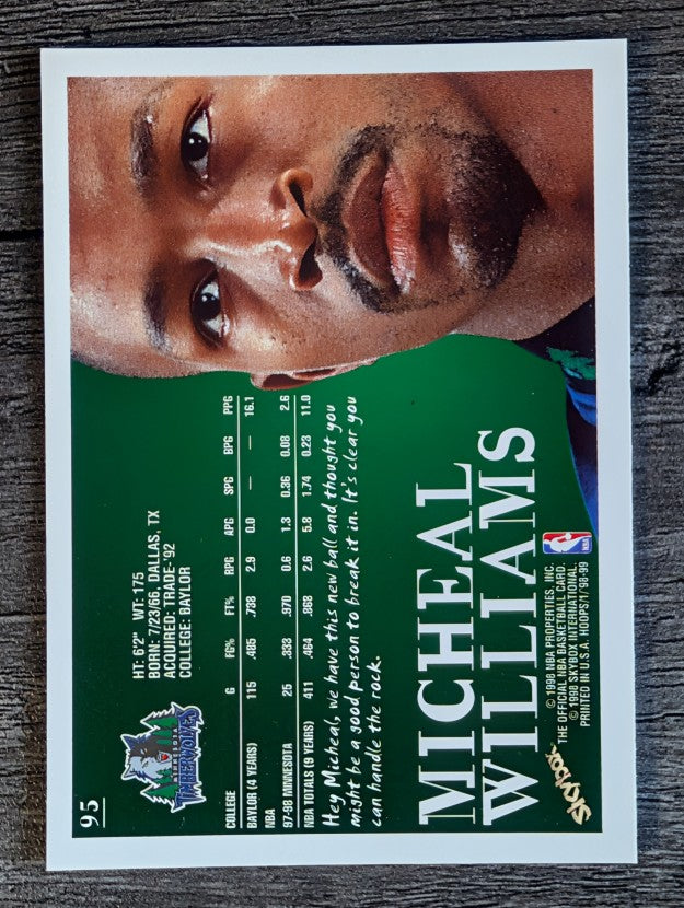 1998-99 Hoops #95 Micheal Williams