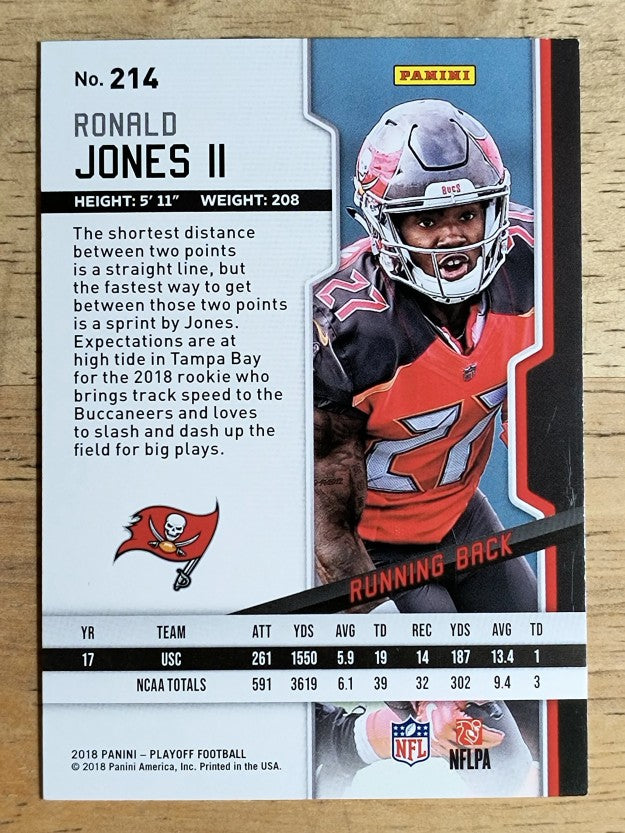 2018 Playoff Kickoff #214 Ronald Jones II